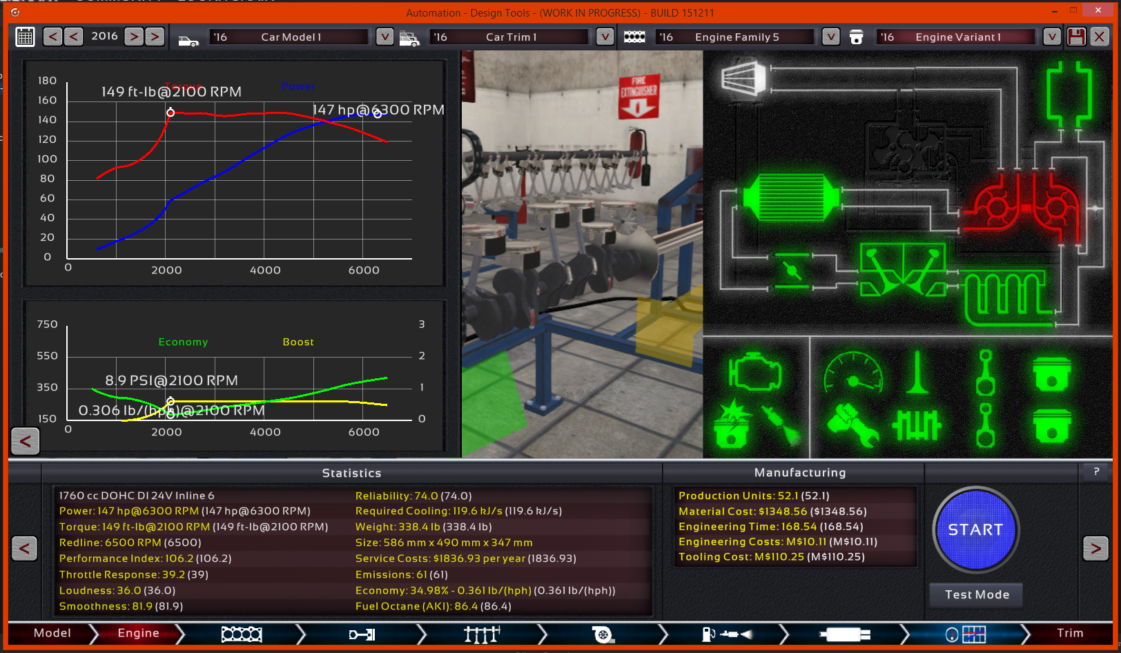 How is the 'engine' modifier calculated? I4 vs. I6 engine - General ...