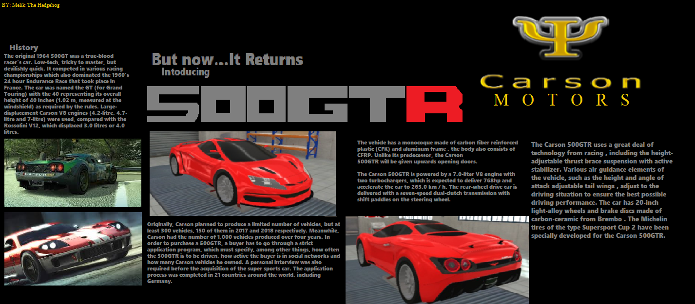 Carson Motors Cars Car Design Sharing Forum Automation